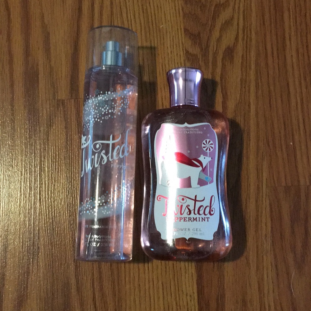 Bath & Body Works Twisted Peppermint bundle